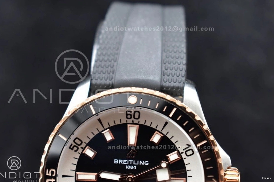 Strap RG SS 1:1 Dial A2824 Black Black 42 on BLSF Automatic Edition Rubber Best SuperOcean 1121